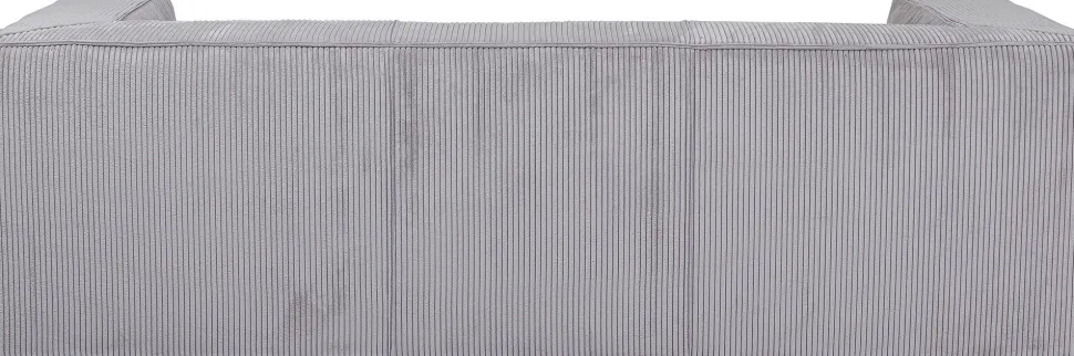 Sofa Cubetto Cord 3-Sitzer Hellgrau 220cm