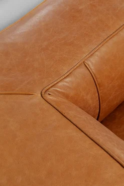 Sofa Cubetto Smart Leder Hellbraun 220cm