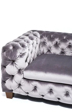 Sofa Desire 3-Sitzer Silbergrau