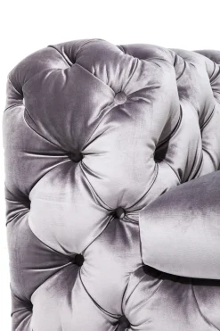 Sofa Desire 3-Sitzer Silbergrau