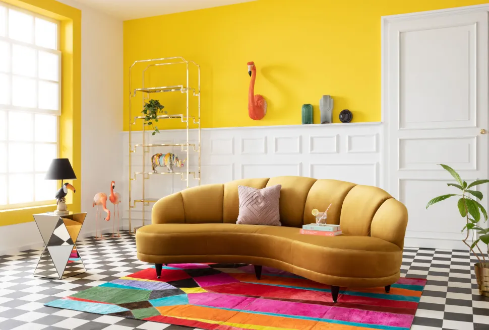 Sofa Dschinn 3-Sitzer Amber 233cm