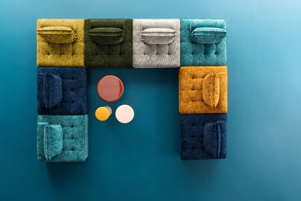 Sofa Element Portofino Hellblau