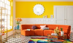 Sofa Element Wave Orange