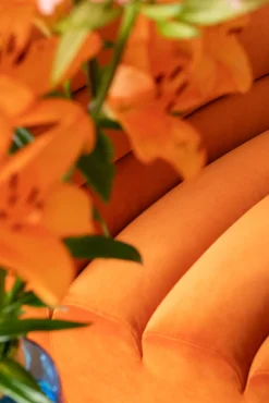 Sofa Element Wave Orange