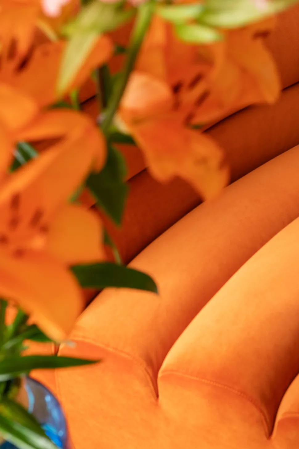 Sofa Element Wave Orange