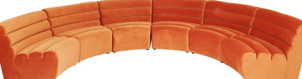 Sofa Element Wave Orange
