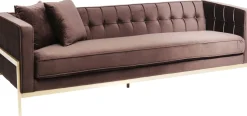 Sofa Loft 3-Sitzer Braun