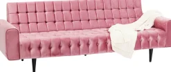Sofa Milchbar 3-Sitzer Velvet Rose