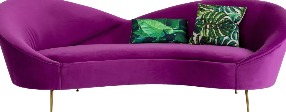 Sofa Night Fever 3-Sitzer Lila