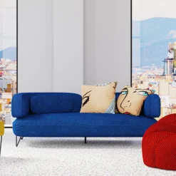 Sofa Peppo 2-Sitzer Blau 182cm