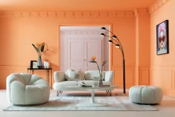 Sofa Peppo 2-Sitzer Weiß 182cm