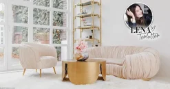 Sofa Perugia 2-Sitzer Creme