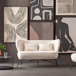 Sofa 2-Sitzer Jacky Teddy 139cm