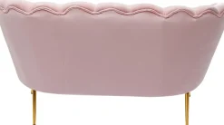 Sofa Water Lily 2-Sitzer Gold Rosa