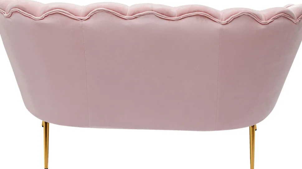 Sofa Water Lily 2-Sitzer Gold Rosa