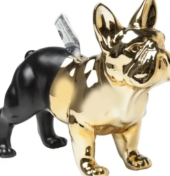 Spardose Bulldog Gold-Schwarz