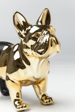 Spardose Bulldog Gold-Schwarz