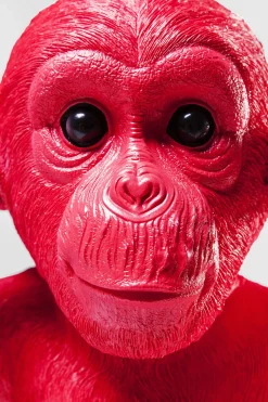 Spardose Monkey Kikazaru Rot