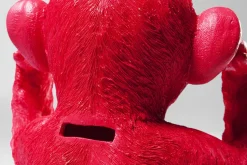 Spardose Monkey Kikazaru Rot