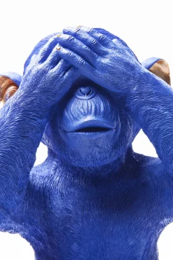 Spardose Monkey Mizaru Blau