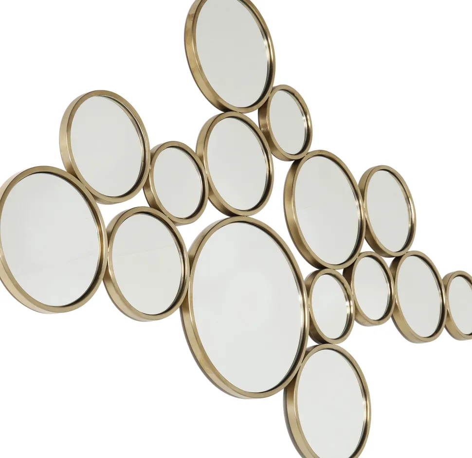 Spiegel Bubbles Brass 38x93cm
