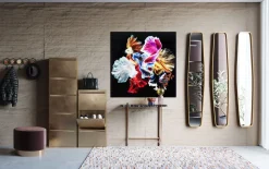 Spiegel Clip Brass 32x177cm