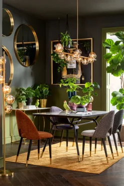 Spiegel Curve Brass Ø100