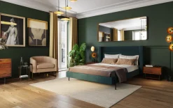 Spiegel Curve MO Brass 70x200cm