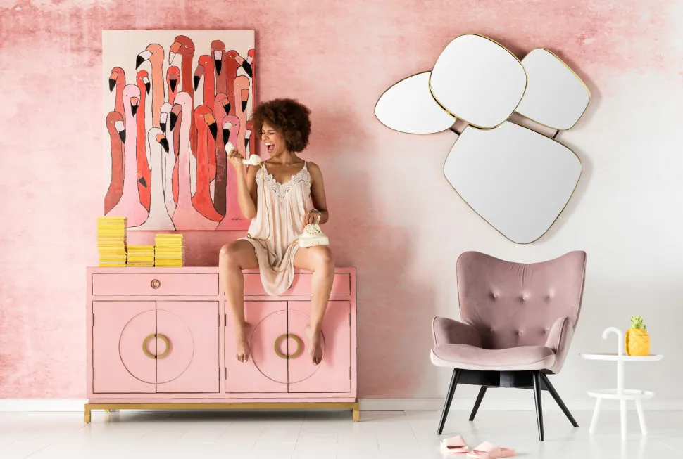 Spiegel Shapes 130x110cm