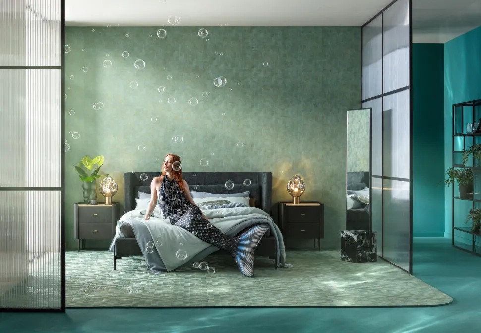 Standspiegel Hulda Schwarz 46x180cm