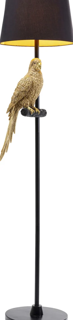 Stehleuchte Animal Parrot Gold 176cm