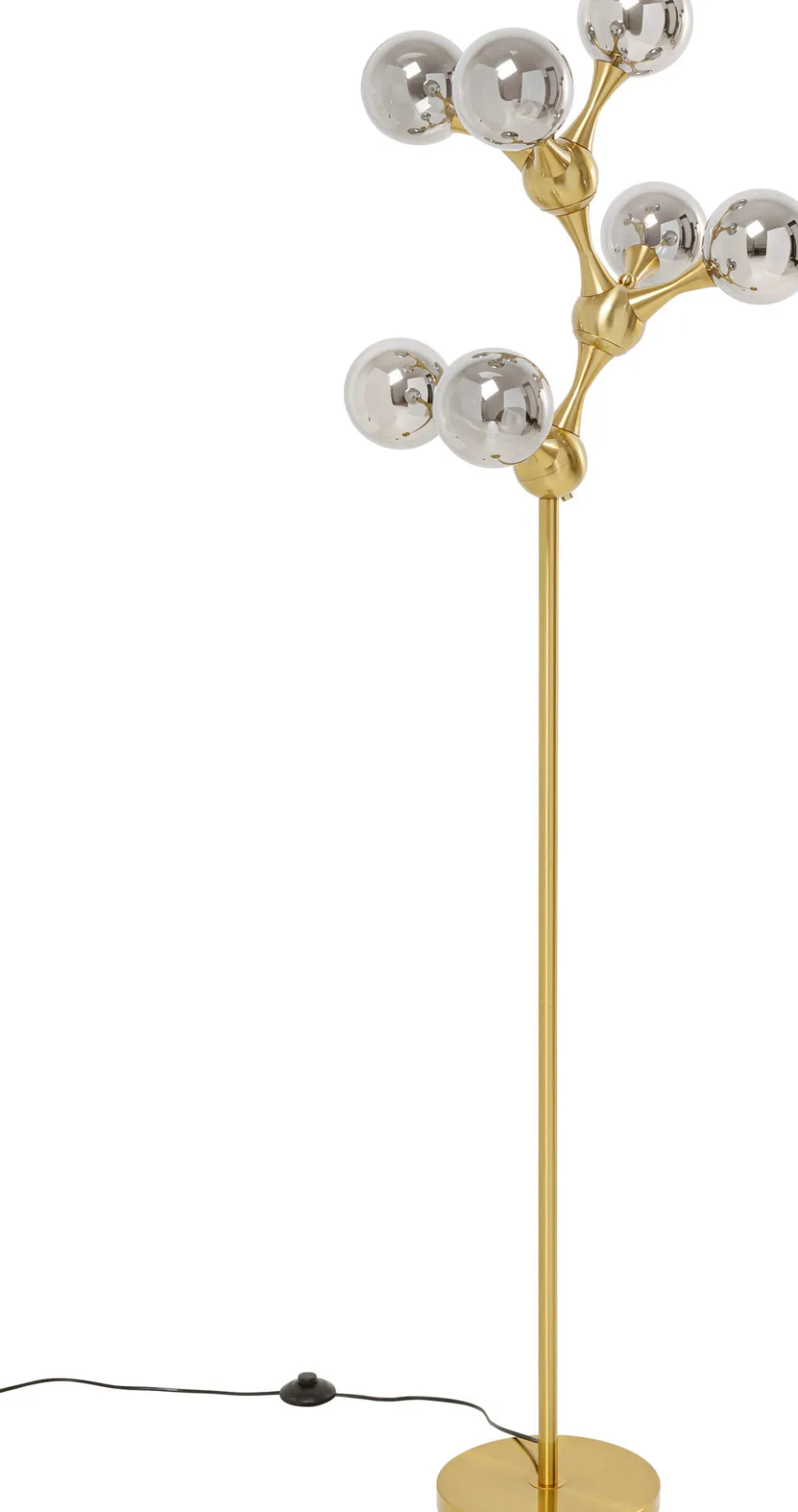 Stehleuchte Atomic Balls Brass 174cm