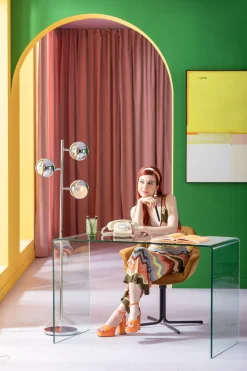 Stehleuchte Calotta Chrome