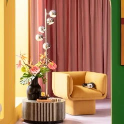 Stehleuchte Calotta Chrome 5er