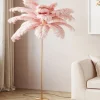 Stehleuchte Feather Palm Pink 165cm