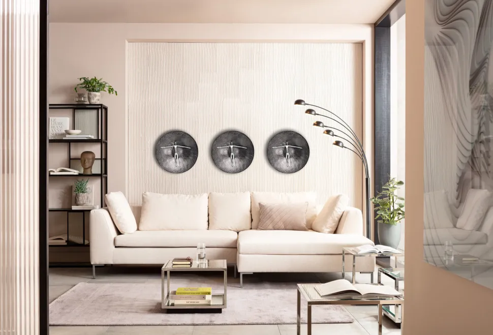 Stehleuchte Five Fingers Schwarz Matt