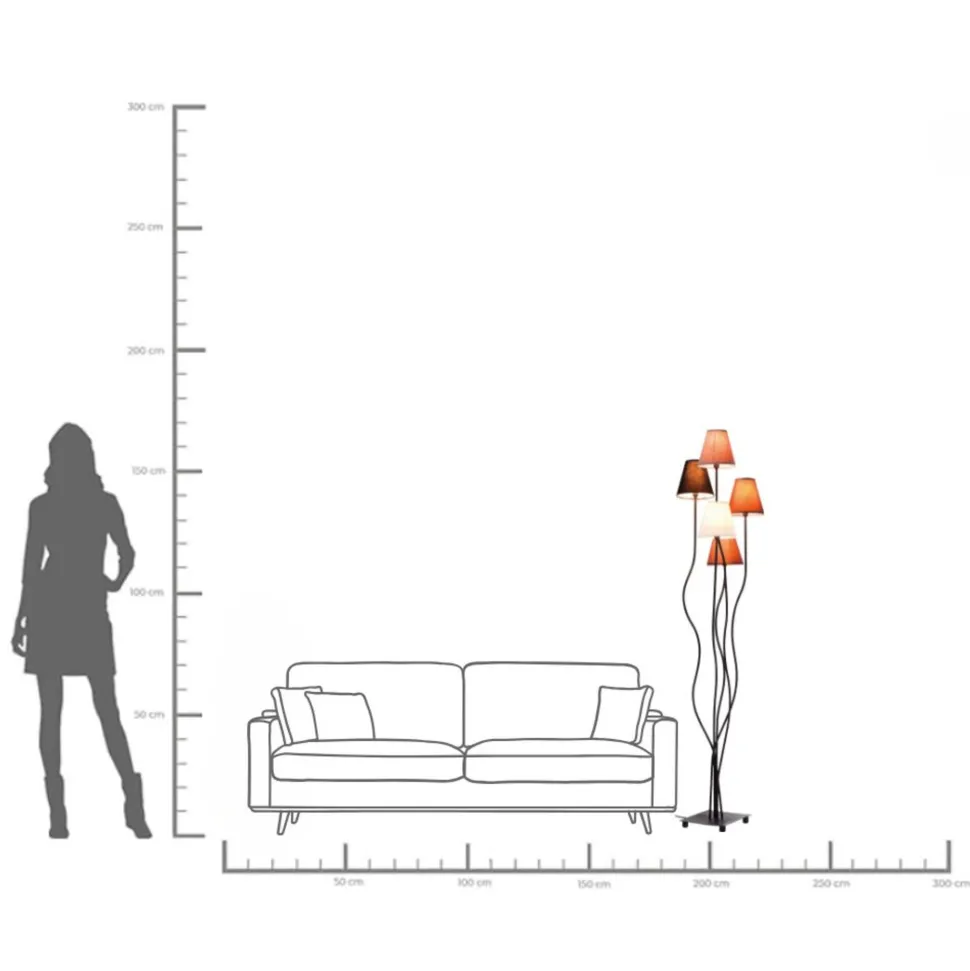 Stehleuchte Flexible Mocca Cinque