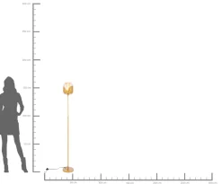 Stehleuchte Golden Goblet Ball