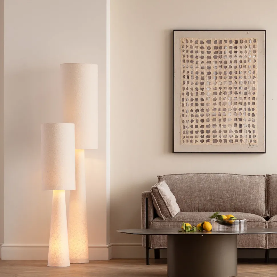 Stehleuchte Marleen Beige Boucle 190cm