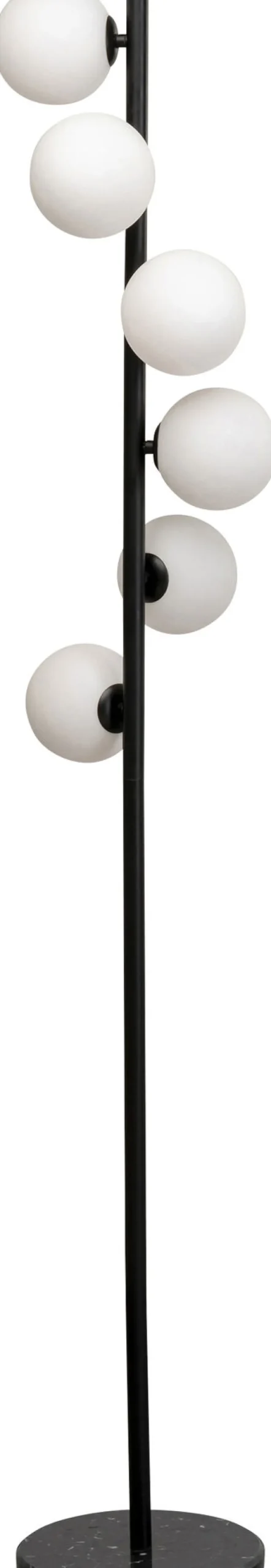 Stehleuchte Scala Balls Milky Schwarz 160cm