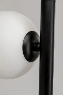 Stehleuchte Scala Balls Milky Schwarz 160cm