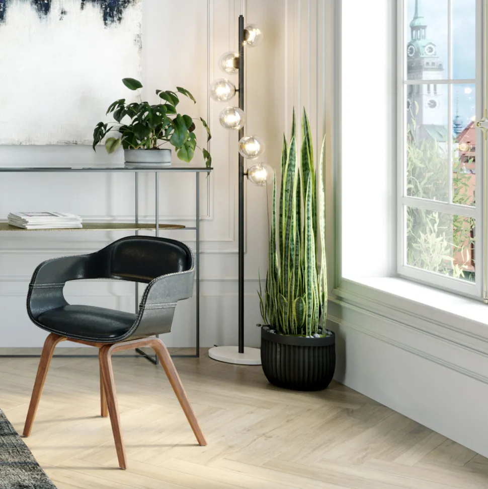 Stehleuchte Scala Balls Schwarz 160cm