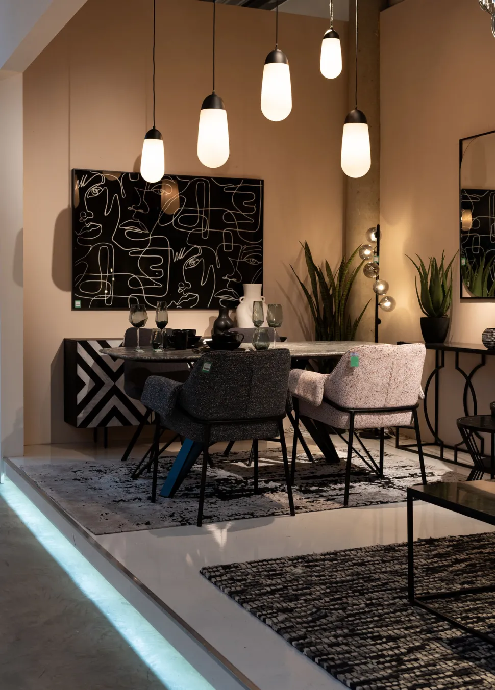 Stehleuchte Scala Balls Schwarz 160cm