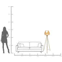 Stehleuchte Sphere Amber 146cm