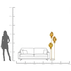 Stehleuchte Supernova Amber