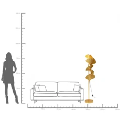 Stehleuchte Yuva Gold 160cm