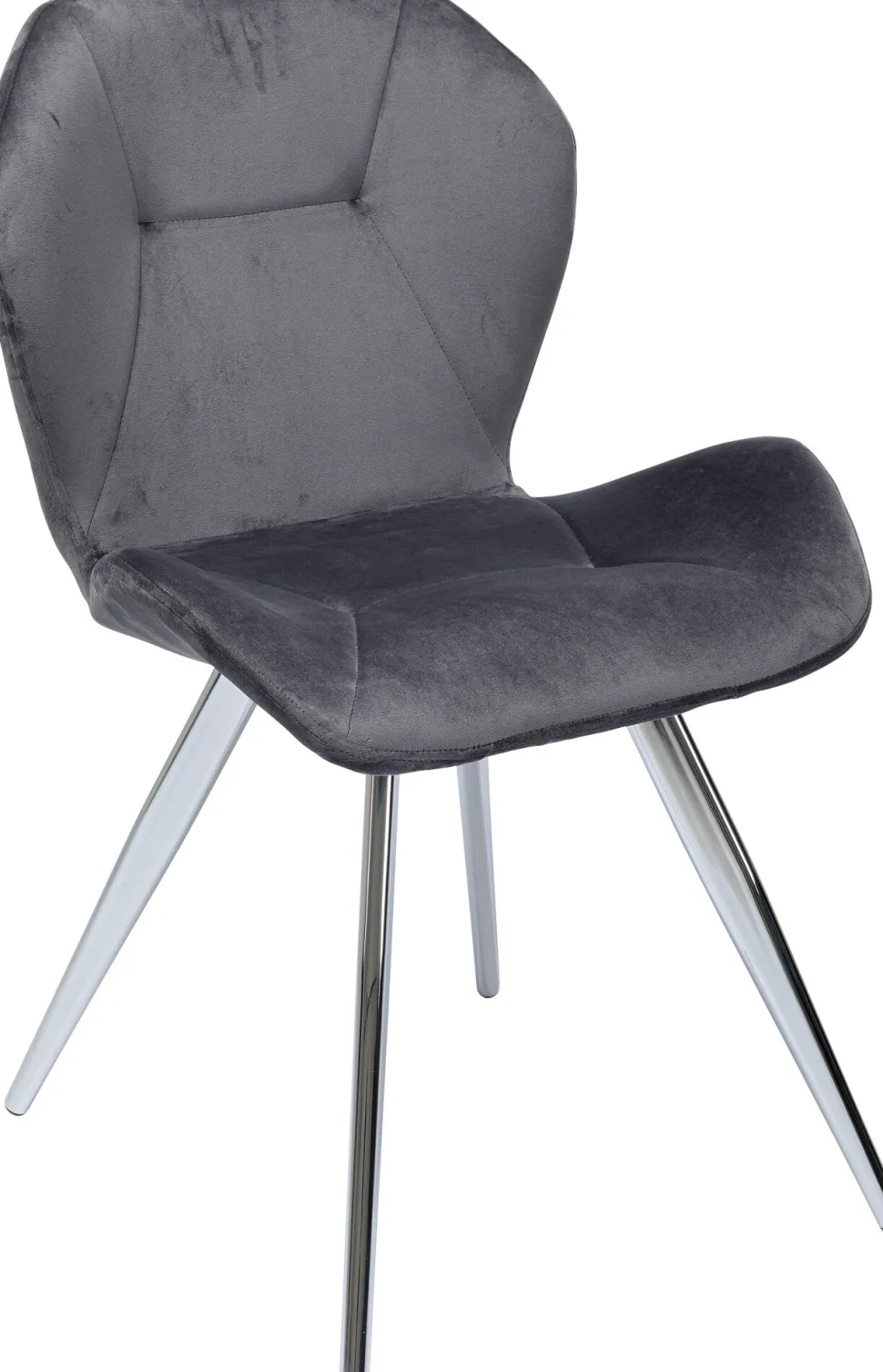 Stuhl Viva Grau Chrom
