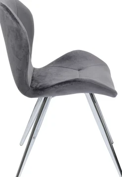 Stuhl Viva Grau Chrom