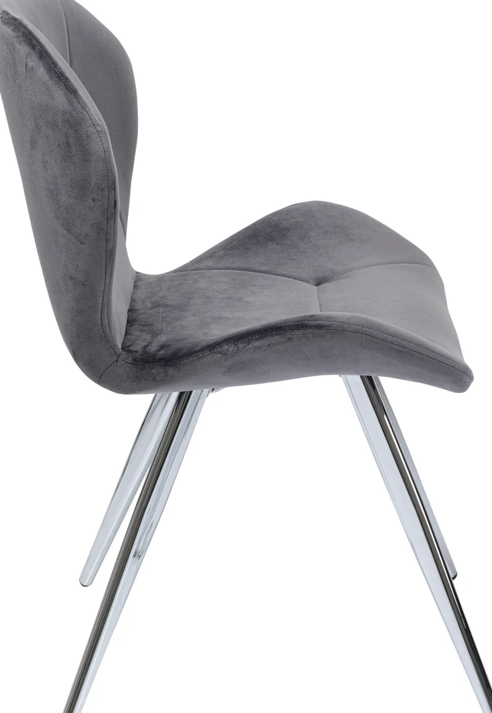 Stuhl Viva Grau Chrom