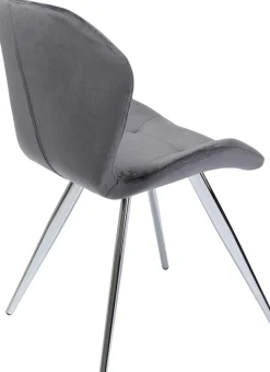 Stuhl Viva Grau Chrom